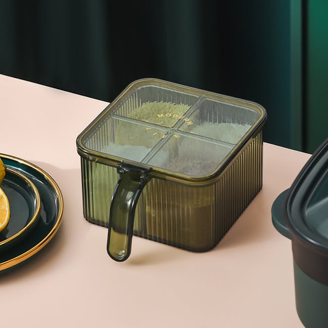 Marin Condiment Box - Translucent Green - 2