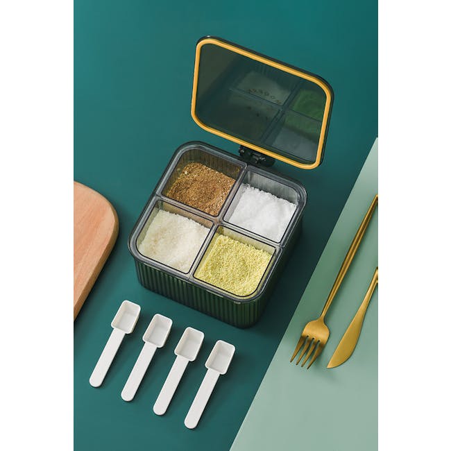 Marin Condiment Box - Translucent Green - 3