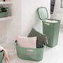 Infinity Laundry Hamper Dots with Lid - Green - 2