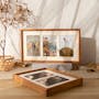 4-in-1 Wooden Photo Frame - Natural - 7