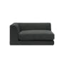 Abby Chaise Lounge Sofa - Granite - 0