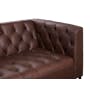 Louis 3 Seater Sofa - Brown (Premium Aniline Leather) - 4