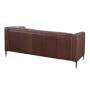 Louis 3 Seater Sofa - Brown (Premium Aniline Leather) - 2