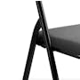 Meko Folding Chair - Black - 4