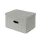 Leonard Fabric Storage Box - Light Grey - Medium
