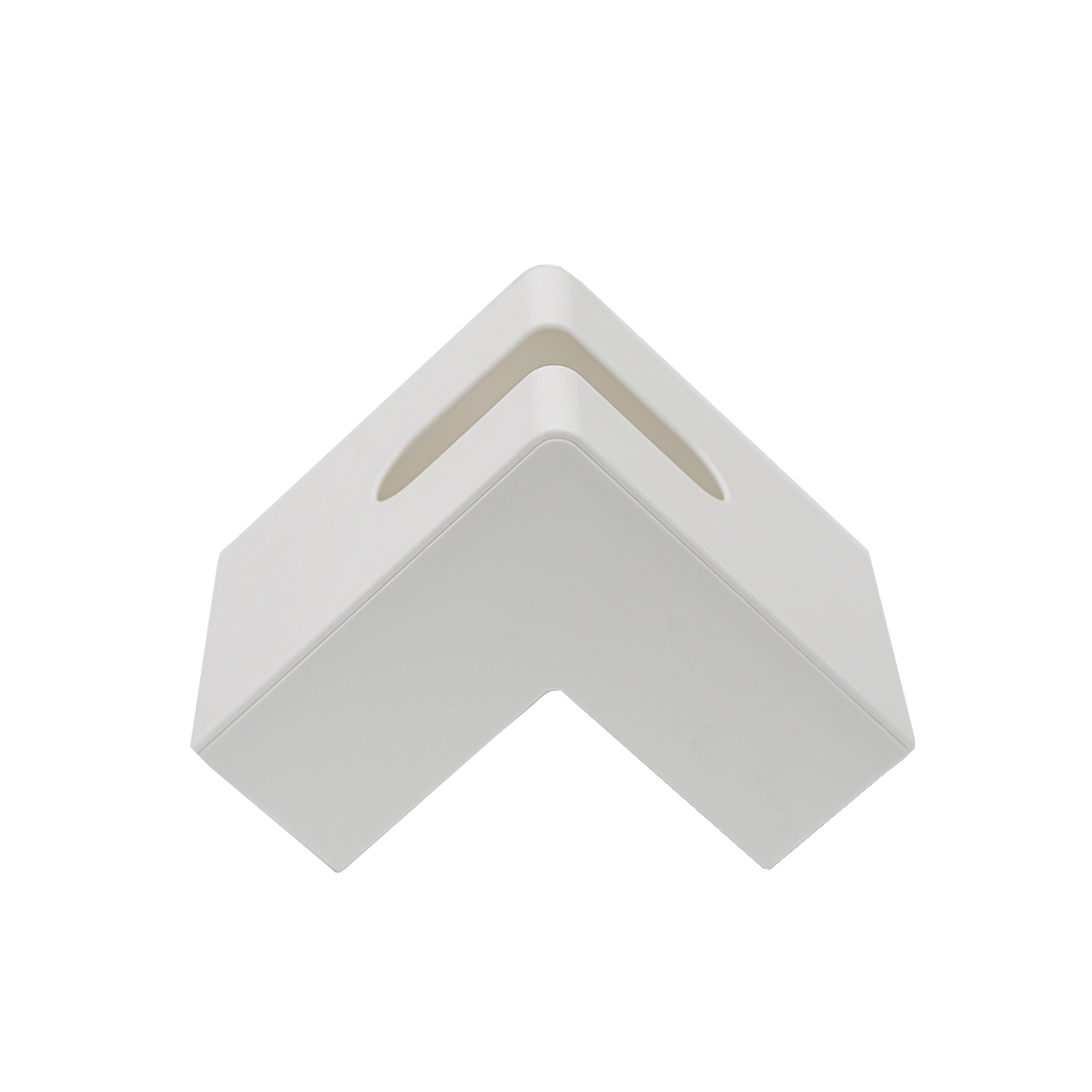 Elle Tissue Box - White