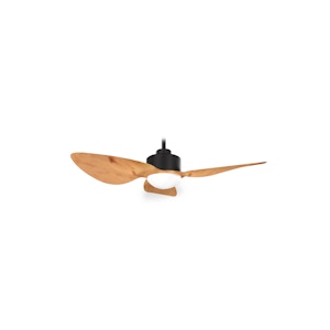 F1FC Black Maple Oak Decor Fan - 38 inches