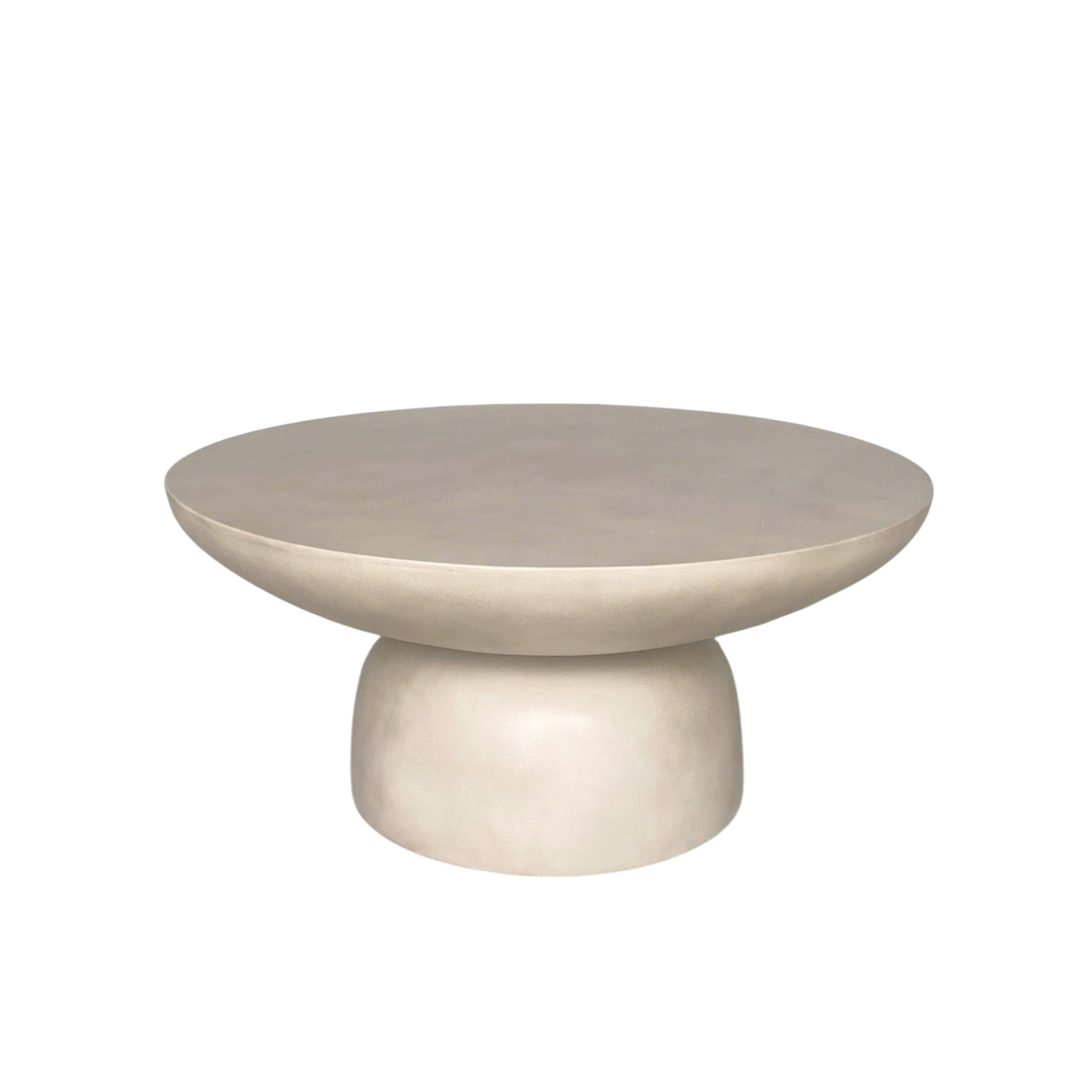Veronica Concrete Round Coffee Table - Sand