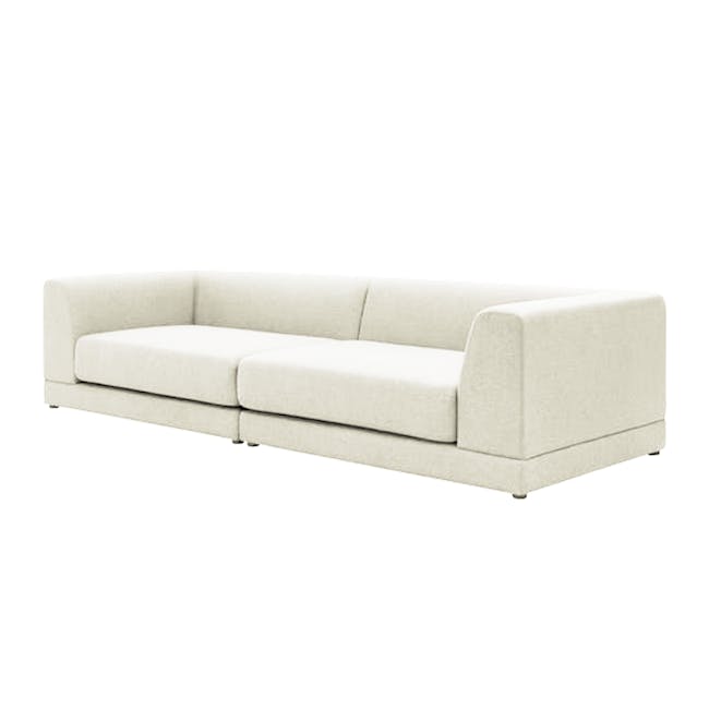 Abby 4 Seater Lounge Sofa - Pearl - 1