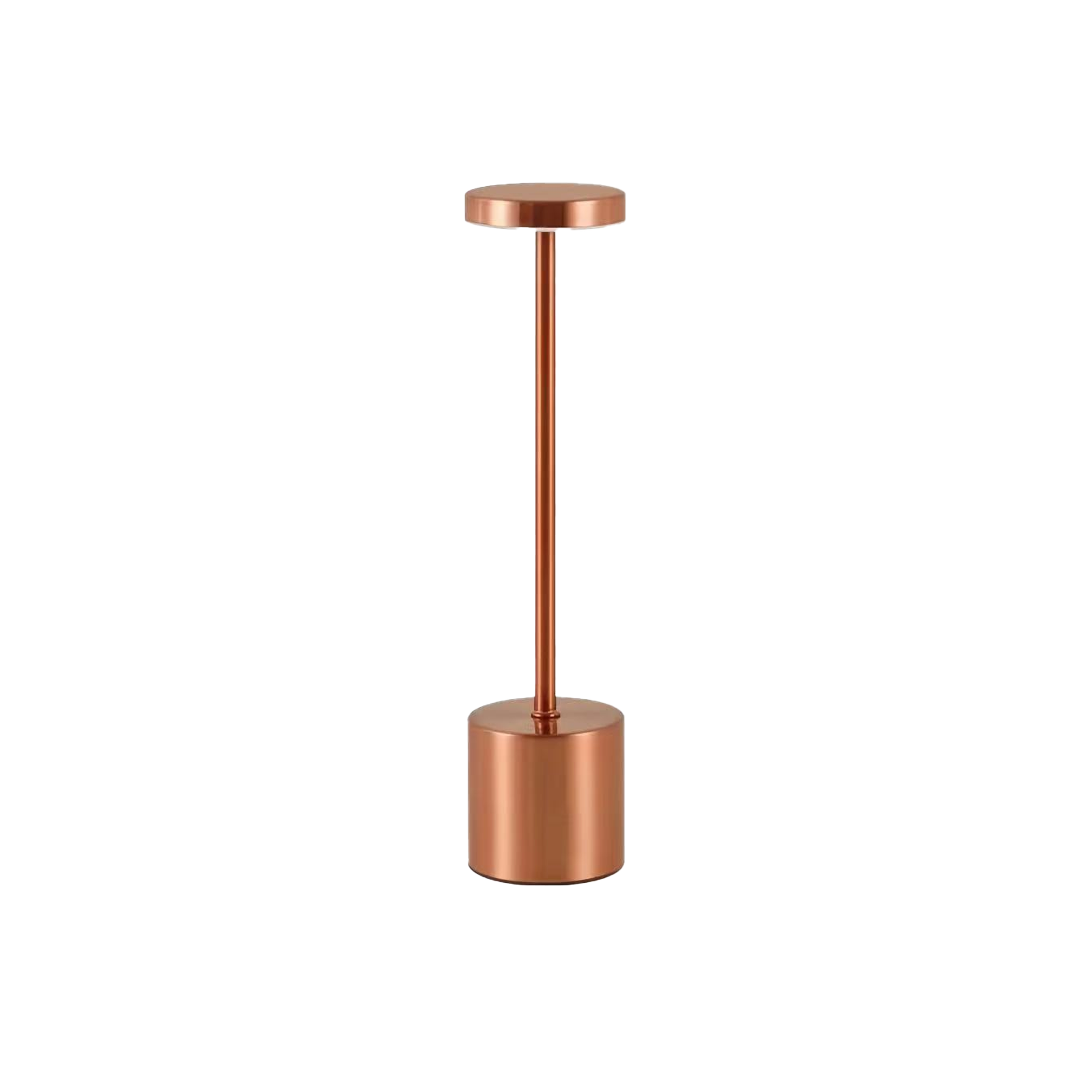 Silas Rechargeable Touch Mode LED Table Lamp - Rose Gold