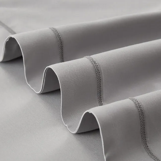 Erin Bamboo Duvet Cover - Dusk Grey (3 Sizes) - 3