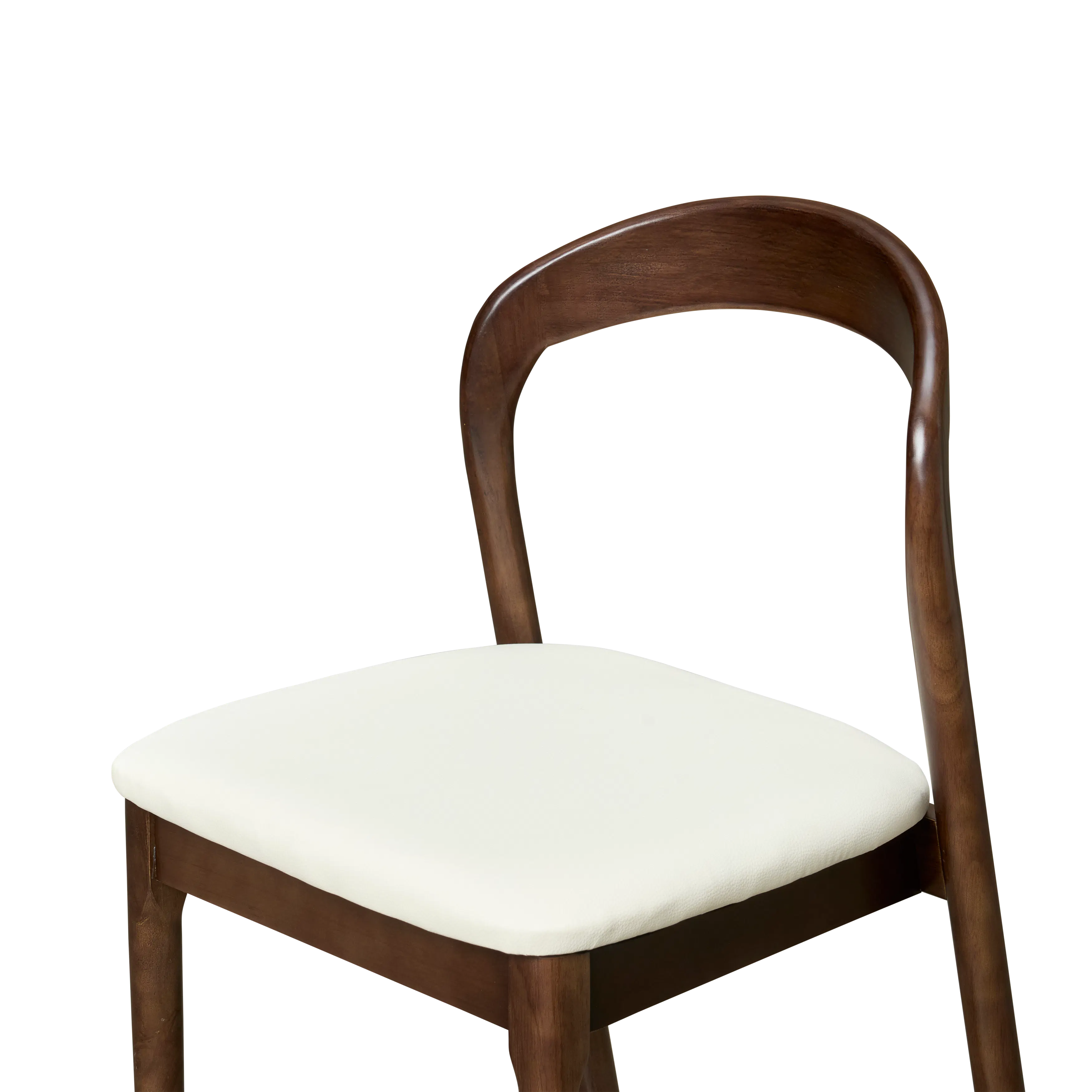 (As-is) Camry Dining Chair - Walnut, Ivory (Pet Friendly) - 18