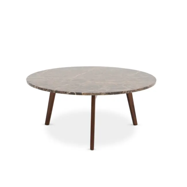 Algot II Coffee Table - Dark Emperador Marble - 1