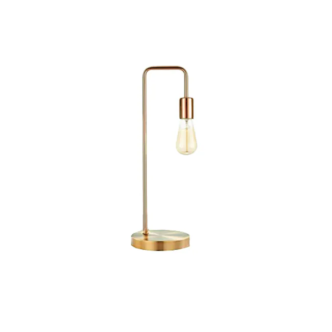 Oro Table Lamp - Brass - 1 - Modern pendant light with sleek design, brass finish, elegant simplicity, minimalist style