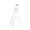 Hailo Aluminium 7 Step Ladder (2 Step Sizes)