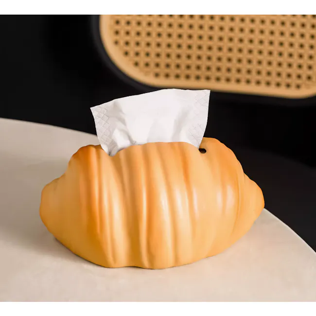 Croissant Ceramic Tissue Box - 3