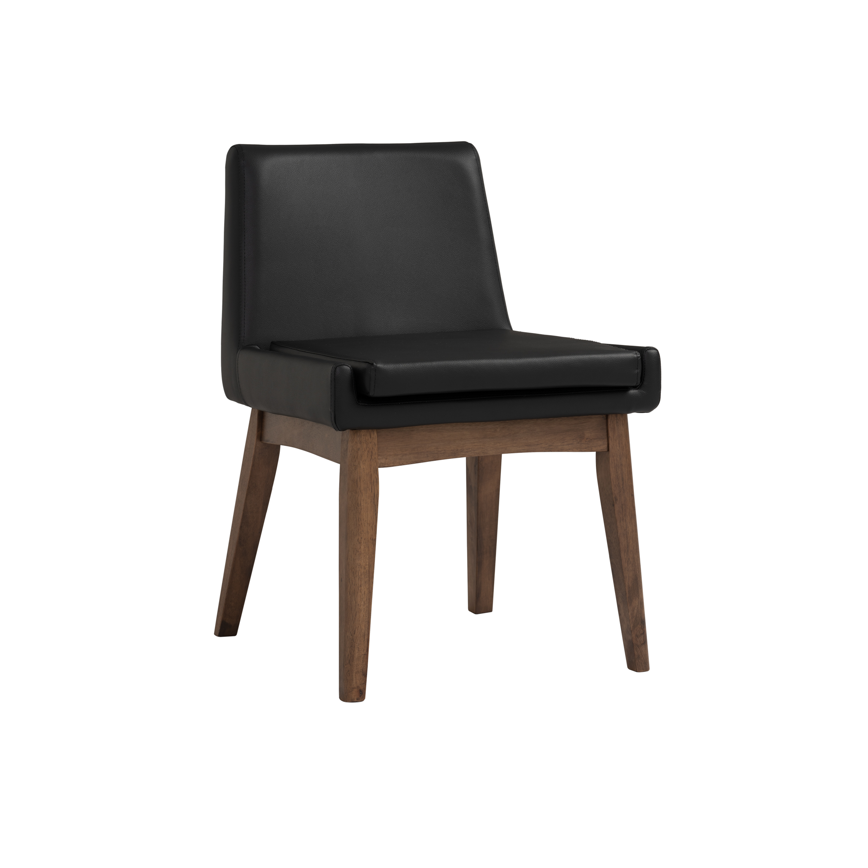 Fabian Dining Chair - Cocoa, Espresso (Faux Leather)