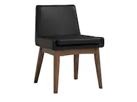 Fabian Dining Chair - Cocoa, Espresso (Faux Leather)