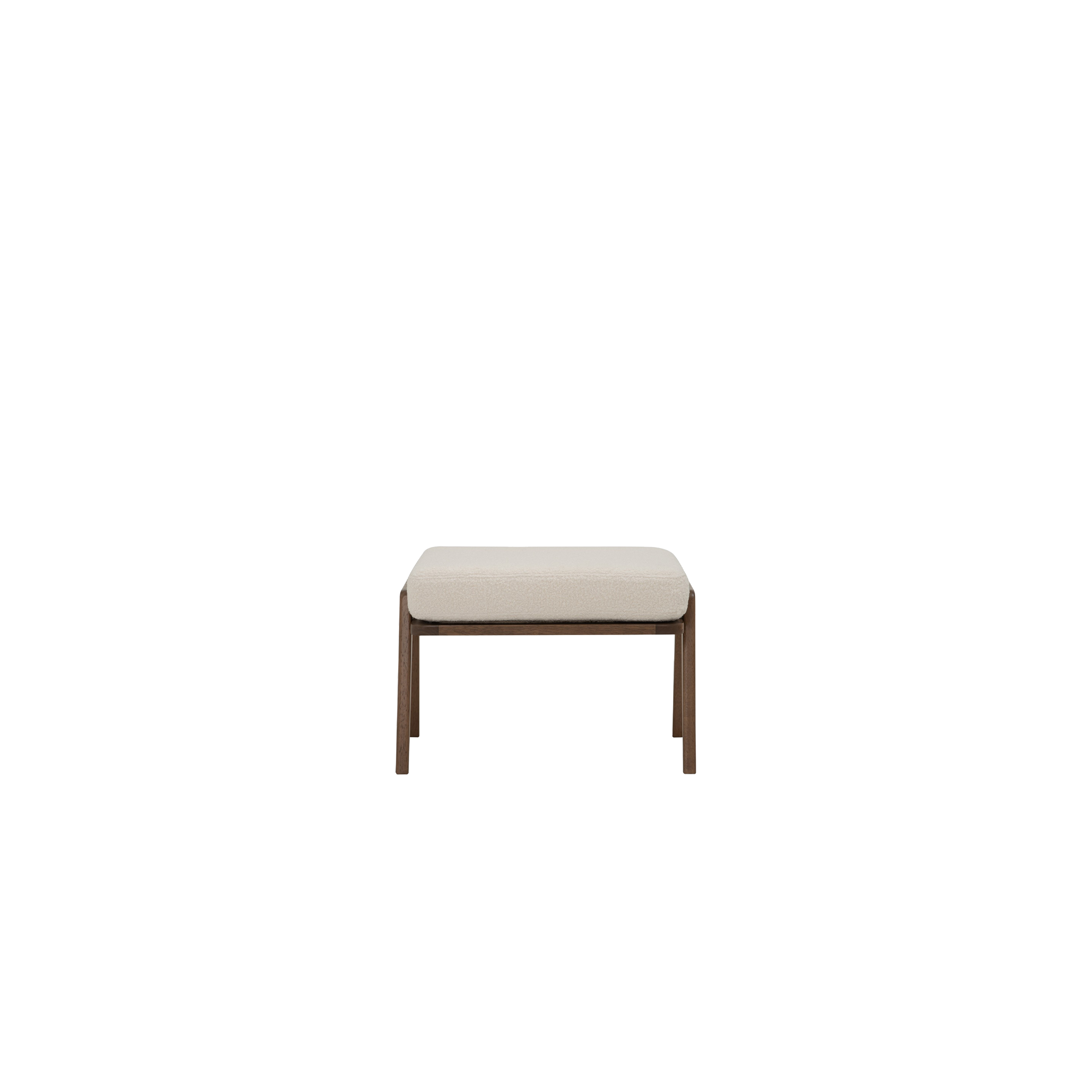 Aston Ottoman - White Cream