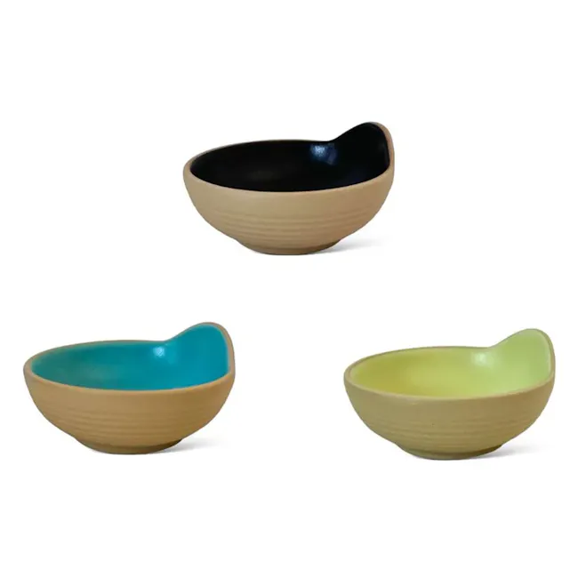 Wabi Dip Bowl Set - Tricolour (3 Pcs) - 1