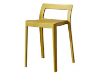 Lance Backrest Stackable Stool - Mustard
