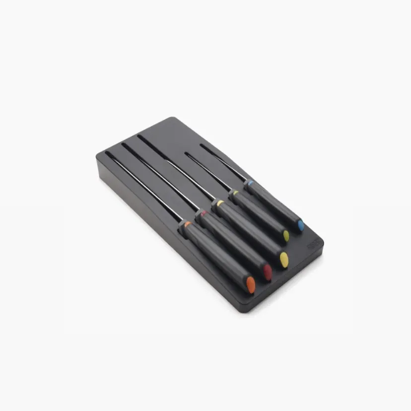Elevate™ Store 5-piece Multicolour Knife Set with In-drawer Storage Tray
