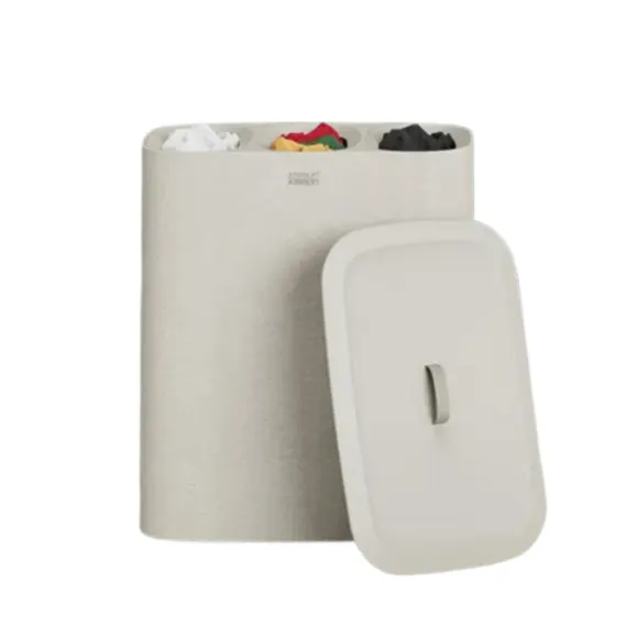Joseph Joseph Tota Trio 90L Laundry Separation Basket - Ecru
