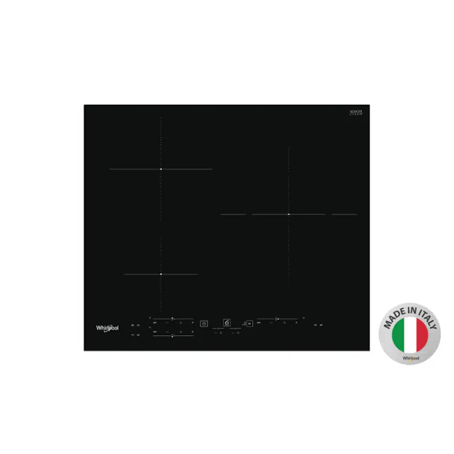Whirlpool 60cm Built-in Induction Hob WSB2360BFP - Black Schott Glass - 1