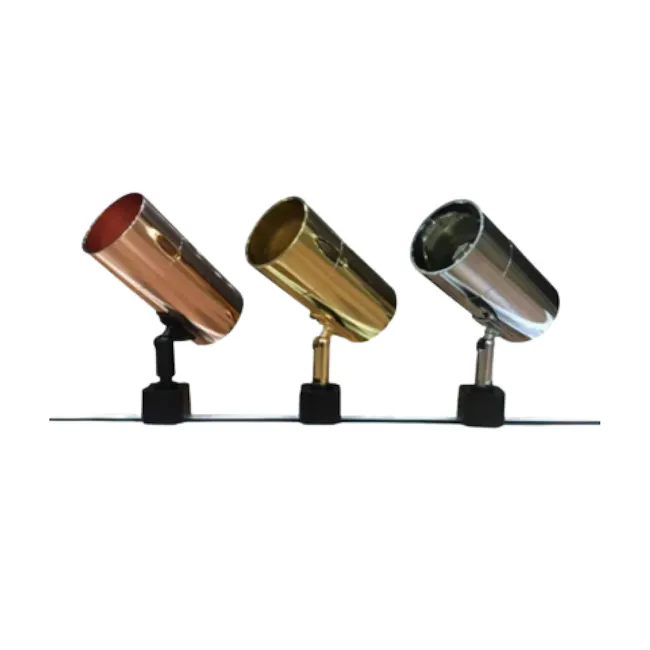 Electroplated GU10 Track Light Casing - 1