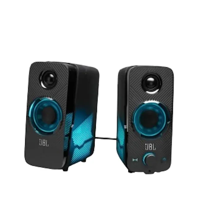 JBL Quantum Duo PC Gaming Speakers with Lights - Black (JBLQUANTUMDUOBLKAS) - 1