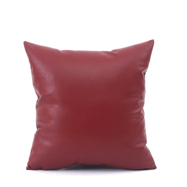 Faux Leather Cushion Cover, 30x50cm - 1