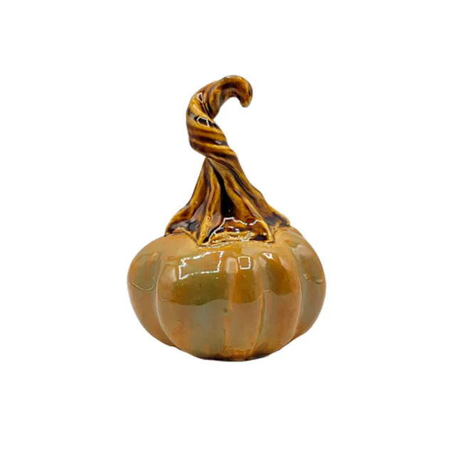 Ceramic Pumpkin Figurine - 1