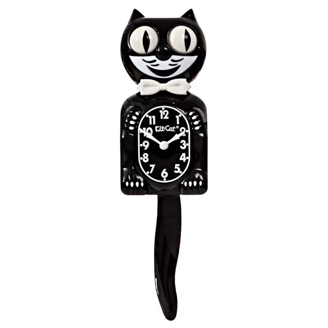 Classic Black Kit-Cat Klock - 1