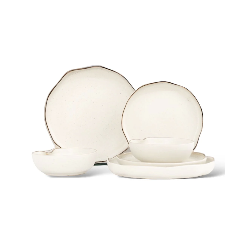 Wabi Classic Ceramic Dinner Set - 1 Person (3pcs)