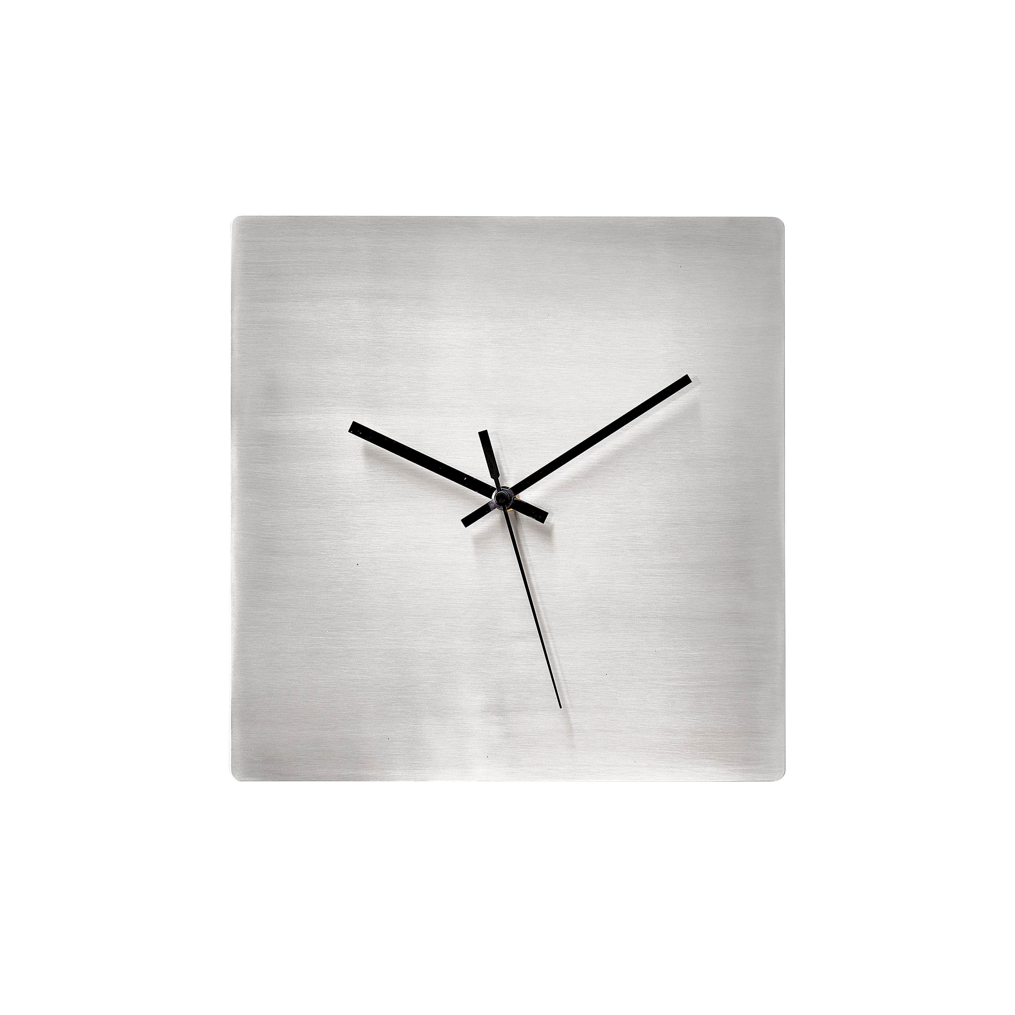 Ronne Square Stainless Steel Wall Clock