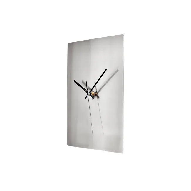 Ronne Square Stainless Steel Wall Clock - 3