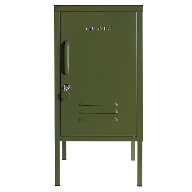 The Shorty Locker in Olive - Left Opening - 1