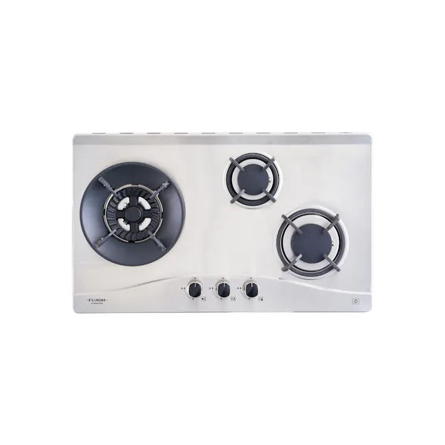 FH-GS5035 SVSS 3 BURNER STAINLESS STEEL HOB - 1