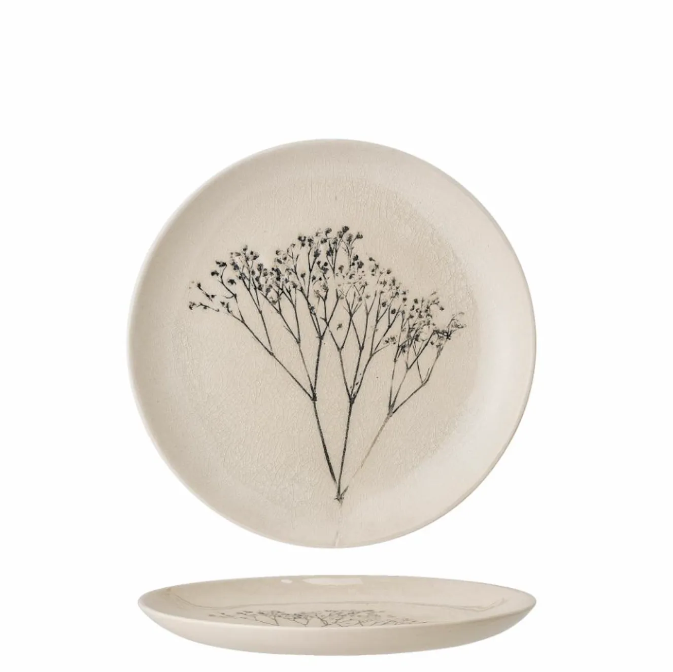 Bea Plate, Nature, Stoneware (21.5cm)