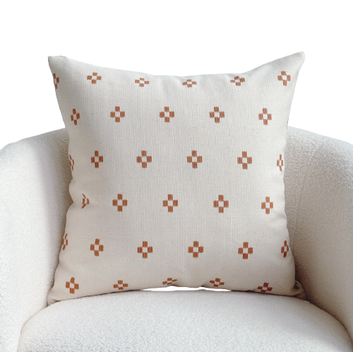 Laurel Cushion - Terracotta