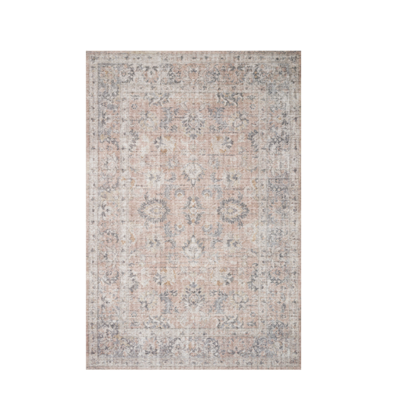 Sophie Rug - Blush/Grey