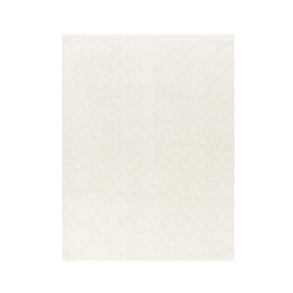 Adler Rug in Ivory Checkerboard - Standard Runner (81 x 221 cm)