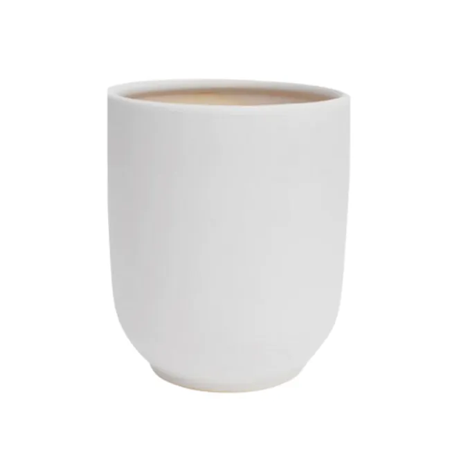 Modern Ceramic Plain Coloured Flower Pot - 1