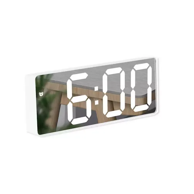 Japanese Simple Mirror Led Digital Clock