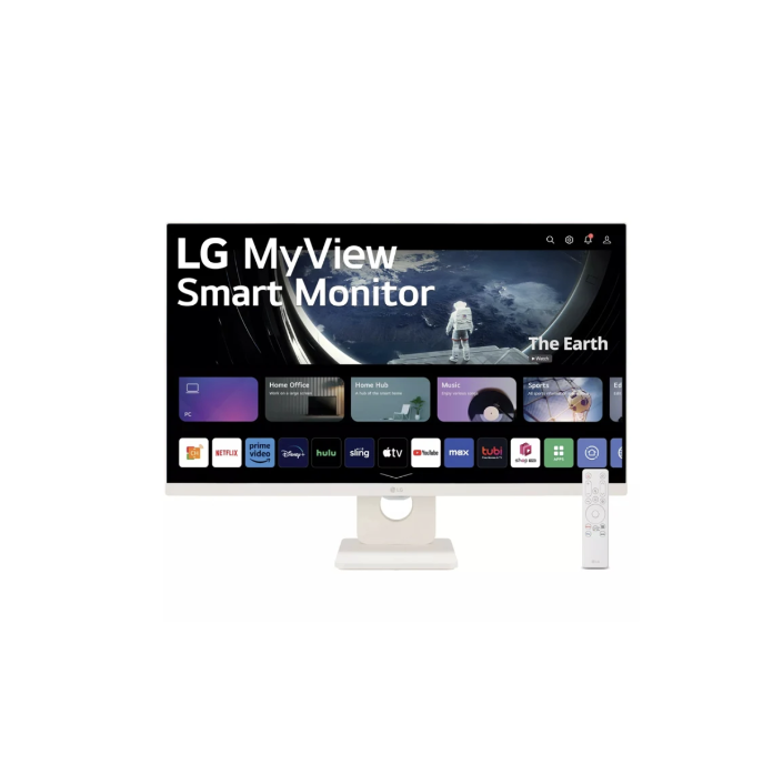 LG 27" FHD IPS Smart Monitor - White (27SR50F-W)