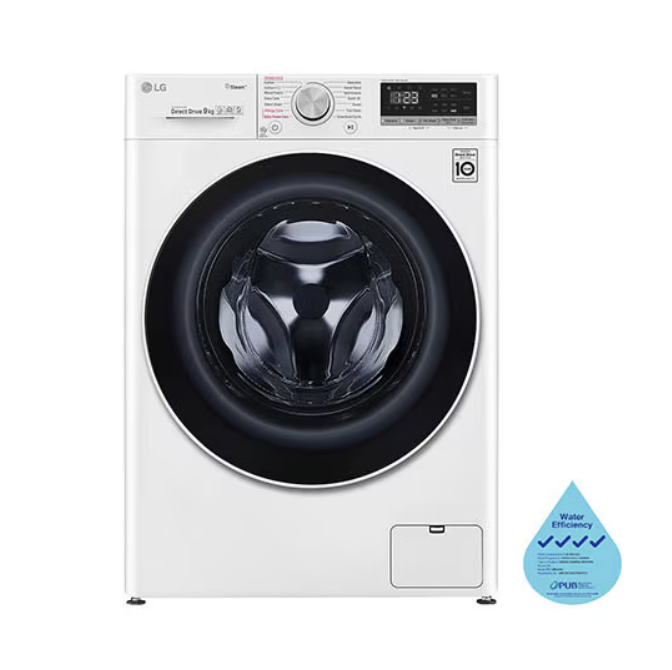 LG 9kg AI Direct Drive Front Load Washing Machine FV1409S4W - White