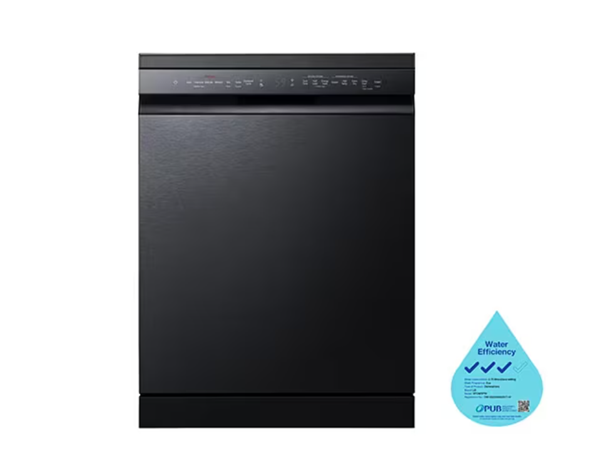 LG Front Control Smart Wi-Fi Enabled Dishwasher in Matte Black - DFC425FM