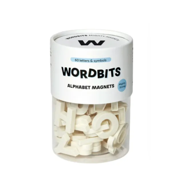 Wordbits Alphabet Magnets - Bone - 1
