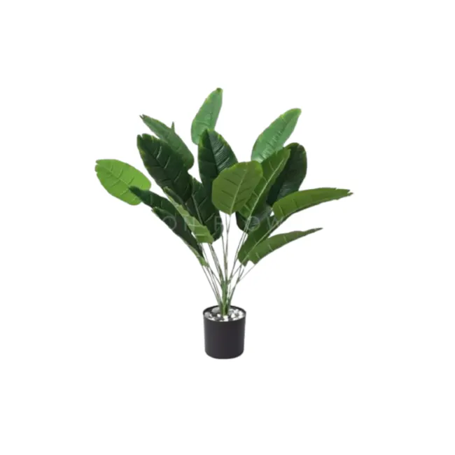 80cm Artificial Traveller's Palm Tree Faux Potted Plant (Banana Plant) for Home Decor, Garden & Events - Aplant754 - 1