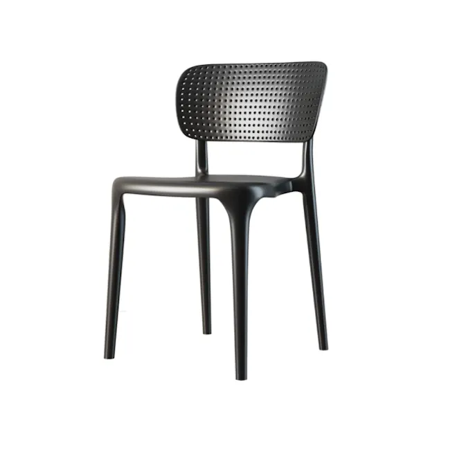 IKEA Inspired Durable Stackable Dining Chairs - Modern Minimalist Nordic Style